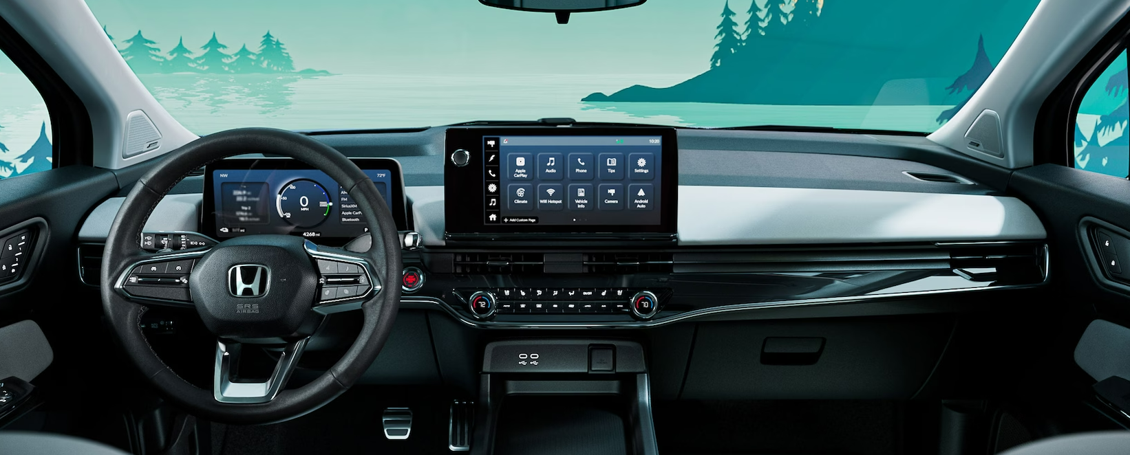 New 2024 Honda Prologue Interior featuring technology, navigation, and center display