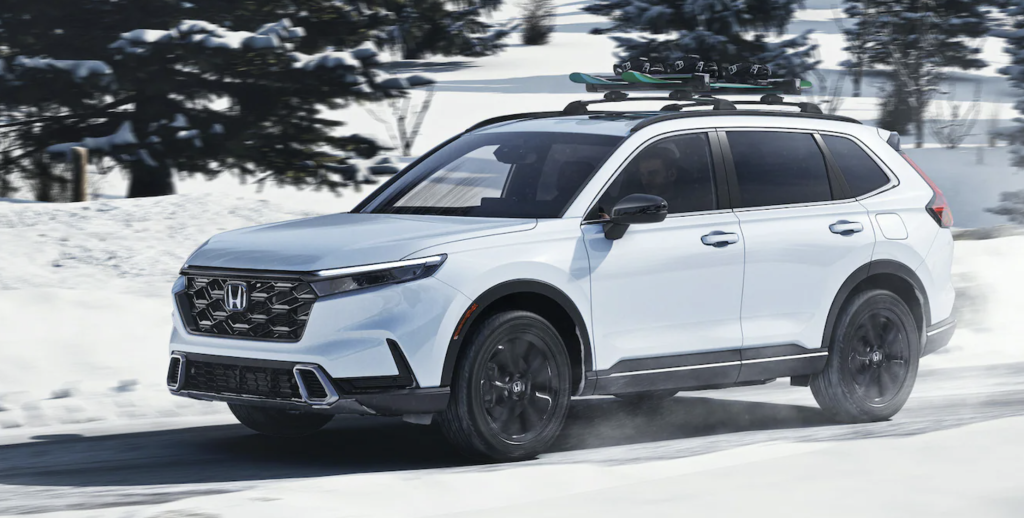 Honda CR-V on Snow