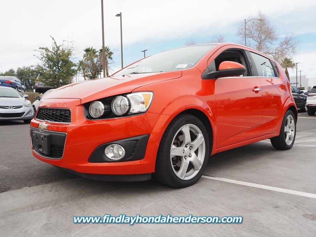 Used 2013 Chevrolet Sonic LTZ with VIN 1G1JF6SB8D4158341 for sale in Henderson, NV