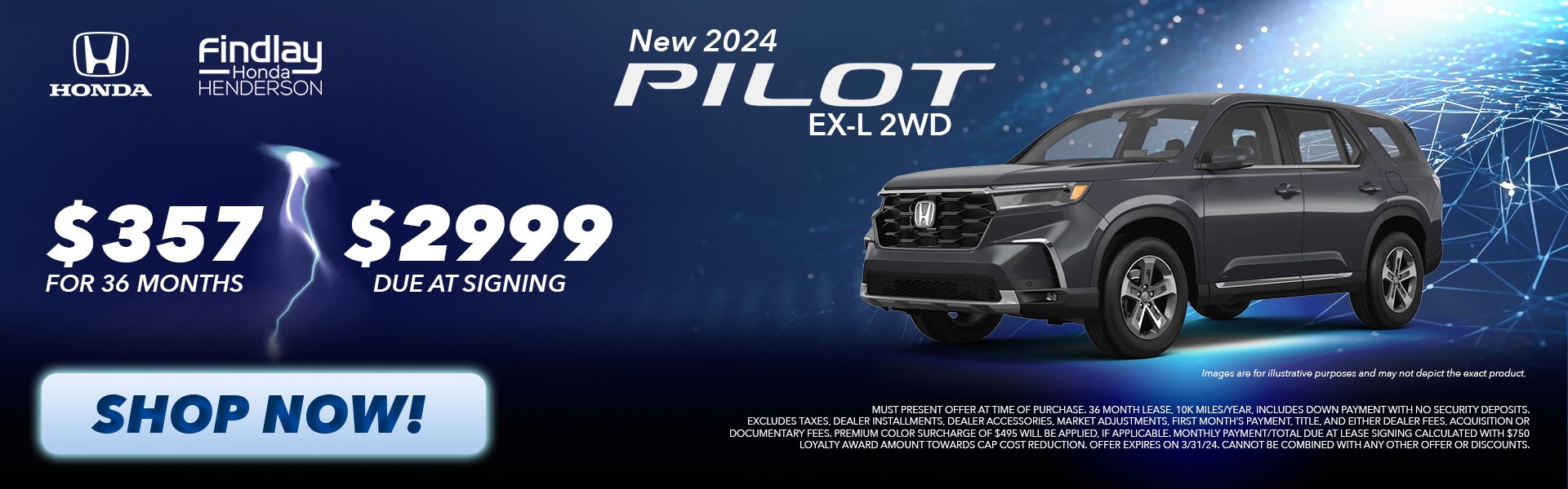 2024 Pilot 2WD